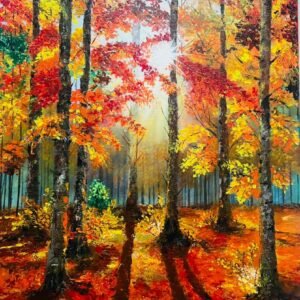 Knife Painting – Fall -  “Whisper of Change”