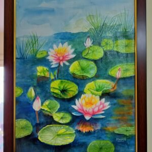 Lotus blossoms blooming Radiant Stillness